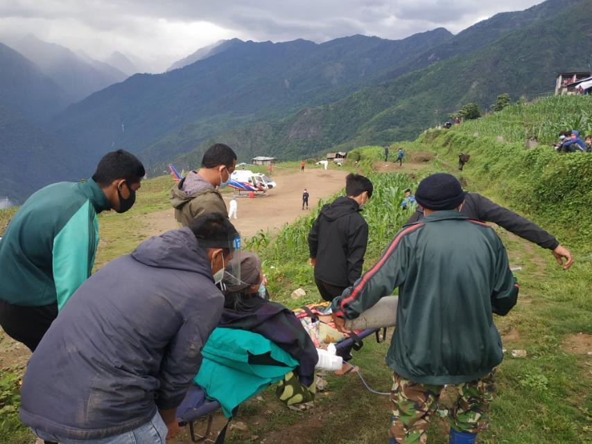 Medi Assist Nepal rescuing